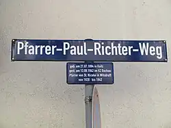 Pfarrer-Paul-Richter-Weg in Wilsdruf