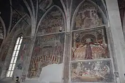 Fresken an der Chorsüdwand