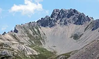 Pfeiser Spitze von Westen (Pfeishütte)