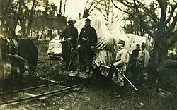 Pferdefeldbahnwagen bei Olejow