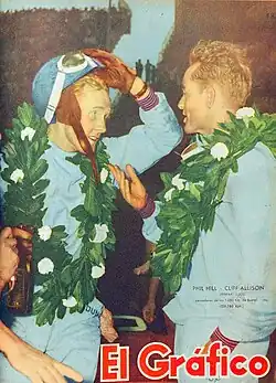 Cliff Allison (links)