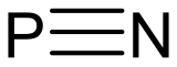 Kristallstruktur von Phosphor(III)-nitrid