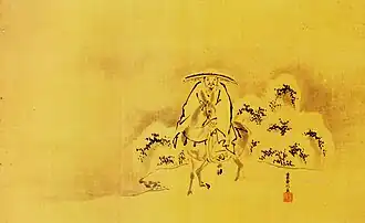 Kanō Michinobu: Der Dichter Su Shi reitet durch den Schnee