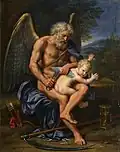 Time Clipping Cupid's Wings, Pierre Mignard um 1694