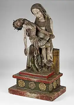 Sogenannte Pietà Roettgen aus dem 14. Jahrhundert.
