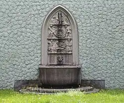 Wandbrunnen an der Pilgersheimer Straße