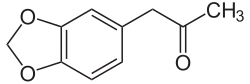 Strukturformel von Piperonylmethylketon