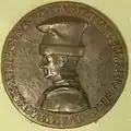 Antonio Pisanello, Medaille des Niccolò Piccinino, um 1440