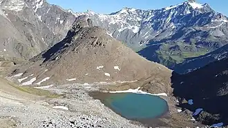 Piz Furnatsch, aufgenommen aus der Nähe vom Cotschen.