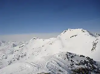 Sicht des Pizzo Centrales vom Pizzo Prevat