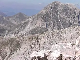Ostseite des Pizzo d’Intermesoli vom Corno Grande aus