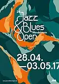 Plakatmotiv der Jazz & Blues Open 2017
