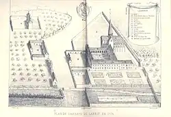 Plan der Abtei (1775)