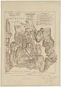 Topographische Karte (1:10 000) von Édouard-Alfred Martel, 1885.