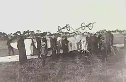 Abgestürztes Flugzeug von Mawson in Adelaide
