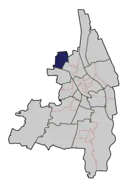 Lage des Planungsraums Bärenkeller in Augsburg