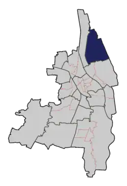 Lage des Planungsraums Hammerschmiede in Augsburg