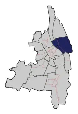 Lage des Planungsraums Lechhausen in Augsburg