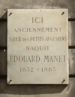 Haus Nr. 5: Geburtshaus von Édouard Manet