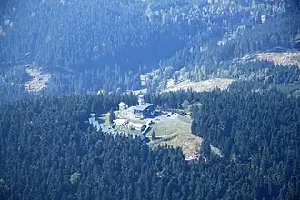 Luftbild der Gipfelbebauung (2009)