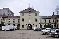 Der Innenhof im Jahr 2010 Richtung Süden