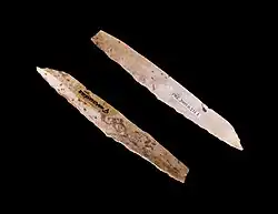 Gravettespitzen aus Gavaudun (Lot-et-Garonne)