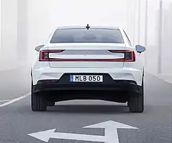 Polestar 2 seit 2020, Heckansicht
