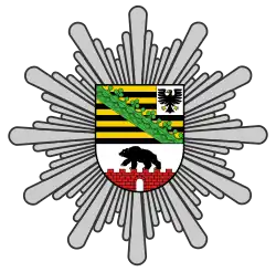 Aktueller Polizeistern der Polizei Sachsen-Anhalt