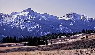 Castor (rechts) und Pollux Peak (links)