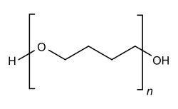 Strukturformel von Polytetrahydrofuran