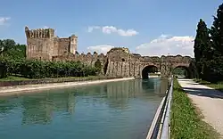 Visconti-Brücke, Mittelteil