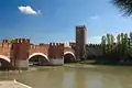 Ponte Scaligero und Castelvecchio in Verona