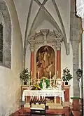 Altar des linken Seitenschiffs