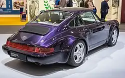 Heckansicht des Jubiläumsmodells