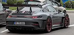 Porsche 992 GT3 RS, Heckansicht