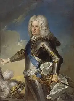 Stanislaus I. Leszczyński als König von Polen mit der Schärpe des Ordens vom Weißen Adler, Gemälde von Jean-Baptiste van Loo
