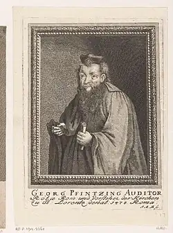 Georg Pfinzing († 1478), Vorsteher der Lorenzkirche, Auditor der Sacra Rota