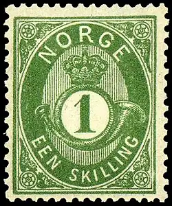 Norwegisches Posthorn (Briefmarkenserie)