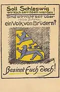 Postkarte: „Soll Schleswig zerrissen werden?“