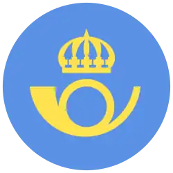 Posthorn der königlich Schwedischen Post, siehe auch Postgeschichte Schwedens