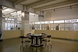 Die hintere Kassenhalle, das ehemalige Wagner Werk