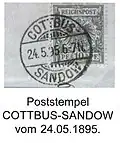 Poststempel – Cottbus 1895