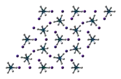 Kristallstruktur von Dikaliumnonahydridorhenat(VII)