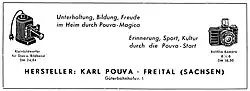 Pouva-Start und Pouva-Magica (Februarheft 1955 Fotografie)