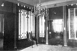 Innenausbauten in den Räumlichkeiten des Präsidenten in der Prager Burg