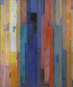 Big walls (1987–1991), combined technique