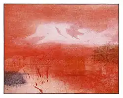 Desert walls – Purple (1981–1998), combined technique