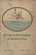 Reiseführer für die Teilnehmer des 14. Presskongresses im Mai 1910 (Französisch)