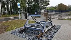 Die Veloroute 10 in Kiel wurde auf einer alten Bahntrasse angelegt. Die Radroute ist als Fahrradstraße beschildert.
