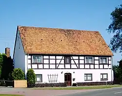 Das Fachwerkhaus in der Dorfstraße 62 in Prieschka (2009)
